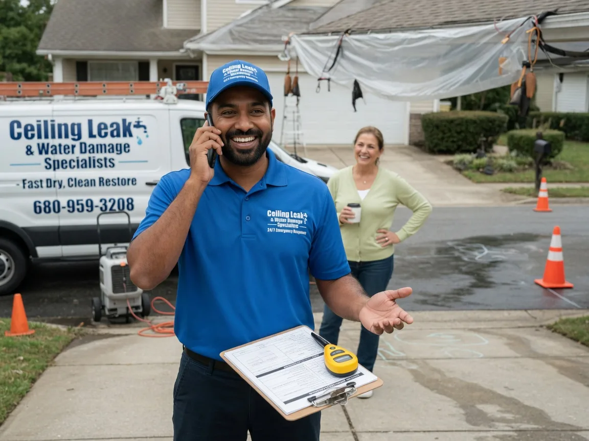 Ceiling Leak Cleanup Fisher, WV FAQs